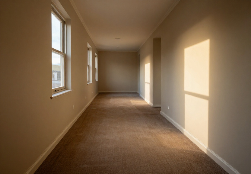 Fully dried carpet in the same Crows Nest living room after service